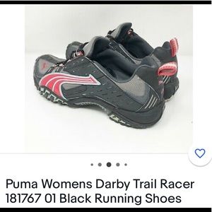 Puma Black & Pink Women’s Size 9- Trail Racers- Sneakers, Running Shoes